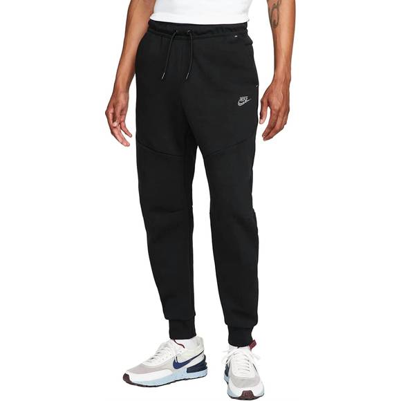 NEW NIKE men revival tech black fleece drawstrings jogger in black - Picture 1 of 2